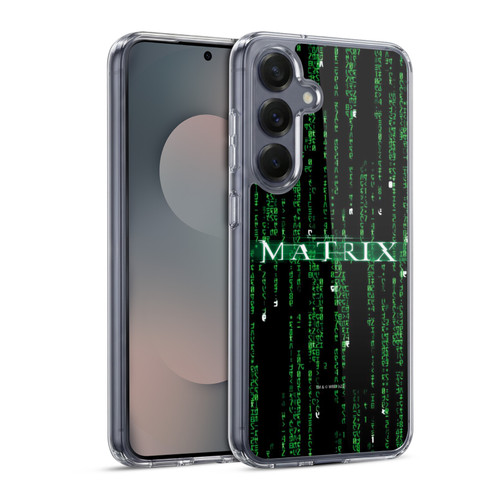 The Matrix Key Art Codes Soft Gel Case for Samsung Galaxy S25 & MagSafe