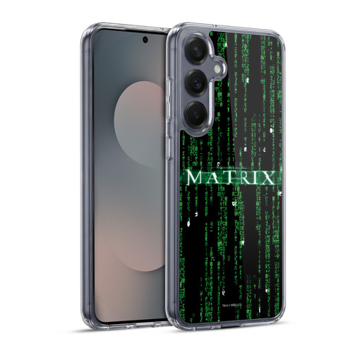 The Matrix Key Art Codes Soft Gel Case for Samsung Galaxy S25+ & MagSafe