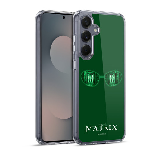 The Matrix Key Art Glass Soft Gel Case for Samsung Galaxy S25+ & MagSafe
