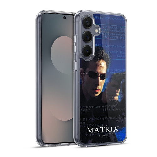 The Matrix Key Art Neo 1 Soft Gel Case for Samsung Galaxy S25+ & MagSafe