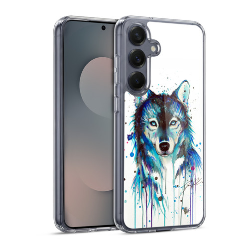 Pixie Cold Animals Ice Wolf Soft Gel Case for Samsung Galaxy S25 & MagSafe