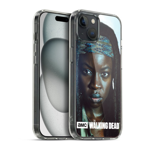 AMC The Walking Dead Characters Michonne Soft Gel Case for Apple iPhone 15 Plus & MagSafe