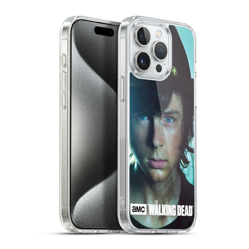 AMC The Walking Dead Characters Carl Soft Gel Case for Apple iPhone 15 Pro Max & MagSafe