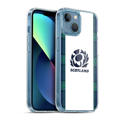 Scotland Rugby 2023/24 Crest Kit Away Soft Gel Case for Apple iPhone 13 Mini & MagSafe