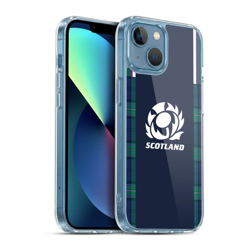 Scotland Rugby 2023/24 Crest Kit Home Soft Gel Case for Apple iPhone 13 Mini & MagSafe