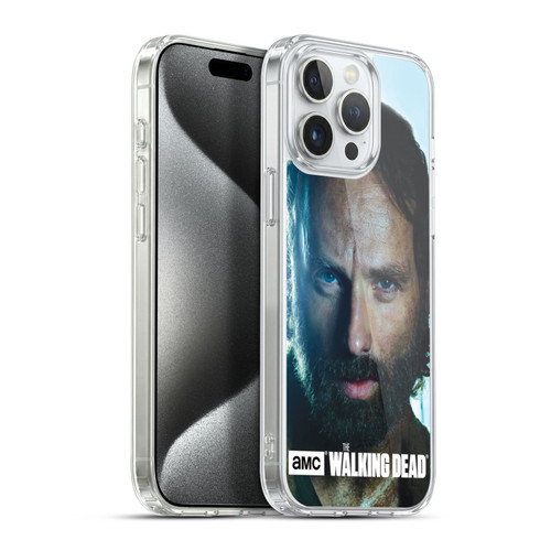 AMC The Walking Dead Characters Rick Soft Gel Case for Apple iPhone 15 Pro Max & MagSafe