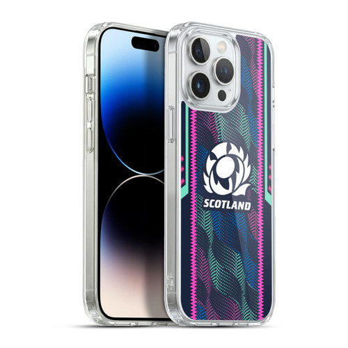 Scotland Rugby 2023/24 Crest Kit Wave Training Soft Gel Case for Apple iPhone 13 Pro Max & MagSafe