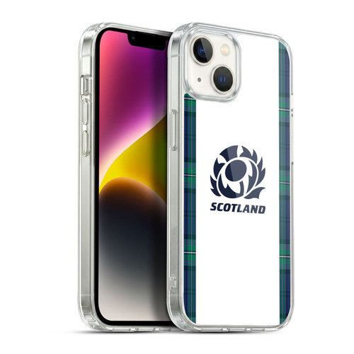 Scotland Rugby 2023/24 Crest Kit Away Soft Gel Case for Apple iPhone 14 Plus & MagSafe