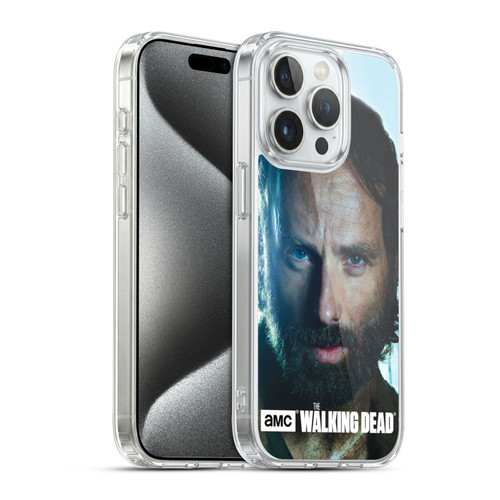 AMC The Walking Dead Characters Rick Soft Gel Case for Apple iPhone 15 Pro & MagSafe