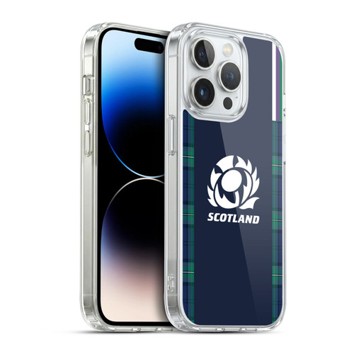 Scotland Rugby 2023/24 Crest Kit Home Soft Gel Case for Apple iPhone 14 Pro & MagSafe