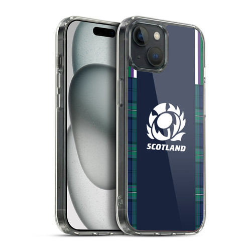 Scotland Rugby 2023/24 Crest Kit Home Soft Gel Case for Apple iPhone 15 Plus & MagSafe