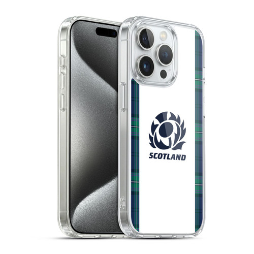 Scotland Rugby 2023/24 Crest Kit Away Soft Gel Case for Apple iPhone 15 Pro & MagSafe
