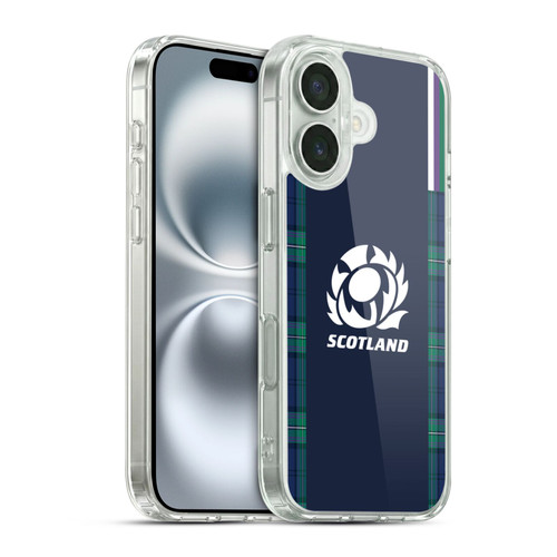 Scotland Rugby 2023/24 Crest Kit Home Soft Gel Case for Apple iPhone 16 & MagSafe