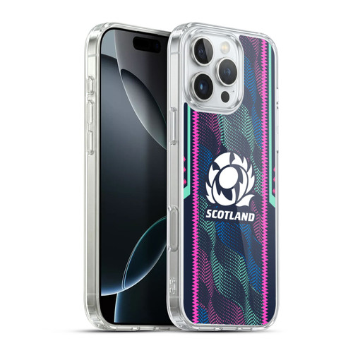 Scotland Rugby 2023/24 Crest Kit Wave Training Soft Gel Case for Apple iPhone 16 Pro Max & MagSafe