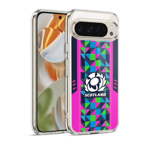 Scotland Rugby 2023/24 Crest Kit Neon Training Soft Gel Case for Google Pixel 9 / Pixel 9 Pro