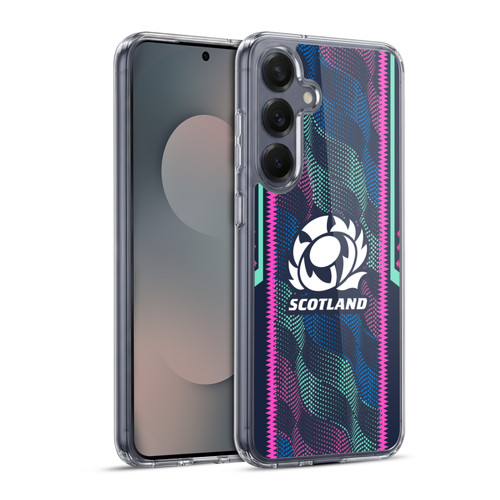 Scotland Rugby 2023/24 Crest Kit Wave Training Soft Gel Case for Samsung Galaxy S25+ & MagSafe