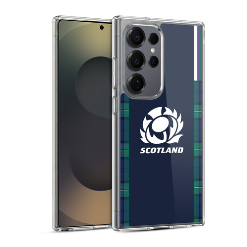 Scotland Rugby 2023/24 Crest Kit Home Soft Gel Case for Samsung Galaxy S25 Ultra & MagSafe