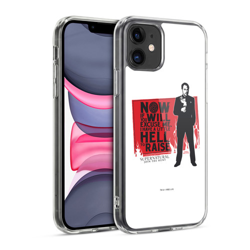 Supernatural Graphic Sam, Dean & Castiel Soft Gel Case for Apple iPhone 11