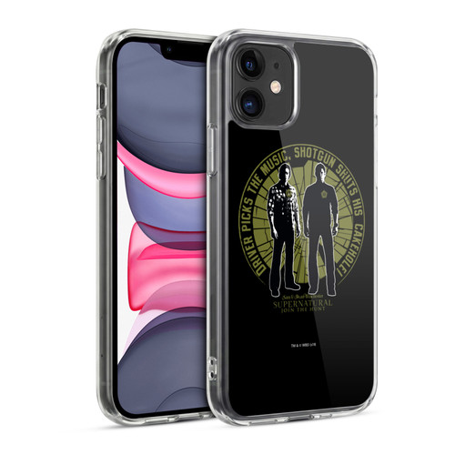 Supernatural Graphic Sam & Dean Soft Gel Case for Apple iPhone 11