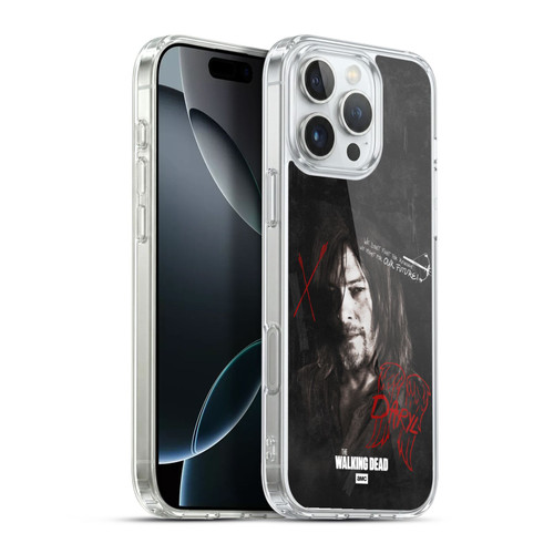 AMC The Walking Dead Daryl Dixon Iconic Grafitti Soft Gel Case for Apple iPhone 16 Pro Max & MagSafe