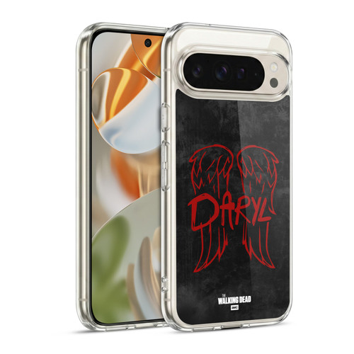 AMC The Walking Dead Daryl Dixon Iconic Wings Logo Soft Gel Case for Google Pixel 9 / Pixel 9 Pro