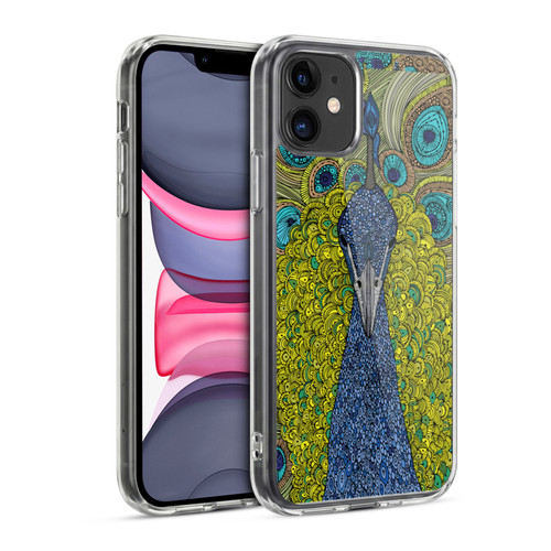 Valentina Birds The Peacock Soft Gel Case for Apple iPhone 11