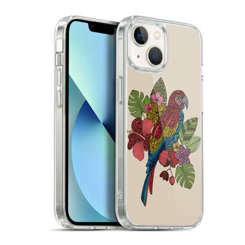 Valentina Birds Parrot Soft Gel Case for Apple iPhone 13