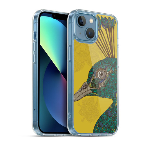 Valentina Birds Peacock Soft Gel Case for Apple iPhone 13 Mini & MagSafe