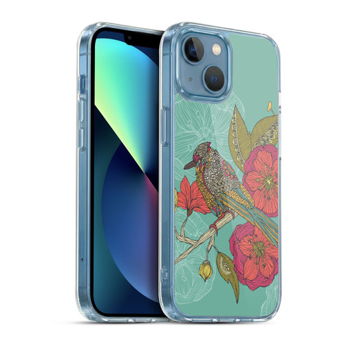Valentina Birds Contented Constance Soft Gel Case for Apple iPhone 13 Mini & MagSafe