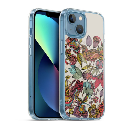 Valentina Birds Flowers Soft Gel Case for Apple iPhone 13 Mini & MagSafe