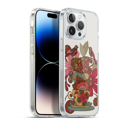 Valentina Birds Teacups Soft Gel Case for Apple iPhone 13 Pro Max & MagSafe