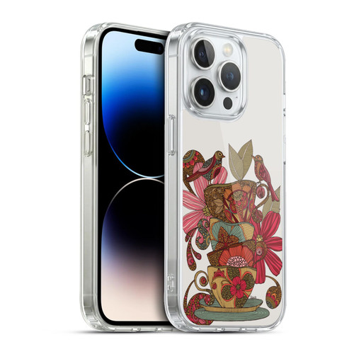 Valentina Birds Teacups Soft Gel Case for Apple iPhone 13 Pro & MagSafe