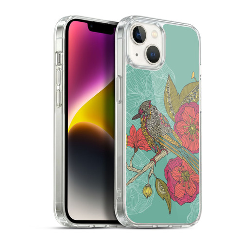 Valentina Birds Contented Constance Soft Gel Case for Apple iPhone 14 Plus & MagSafe
