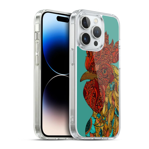 Valentina Birds Rooster Soft Gel Case for Apple iPhone 14 Pro & MagSafe