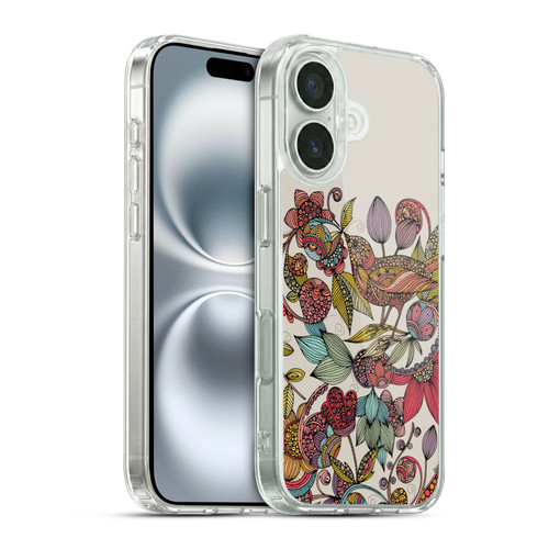 Valentina Birds Flowers Soft Gel Case for Apple iPhone 16 & MagSafe