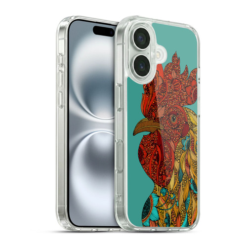 Valentina Birds Rooster Soft Gel Case for Apple iPhone 16 & MagSafe