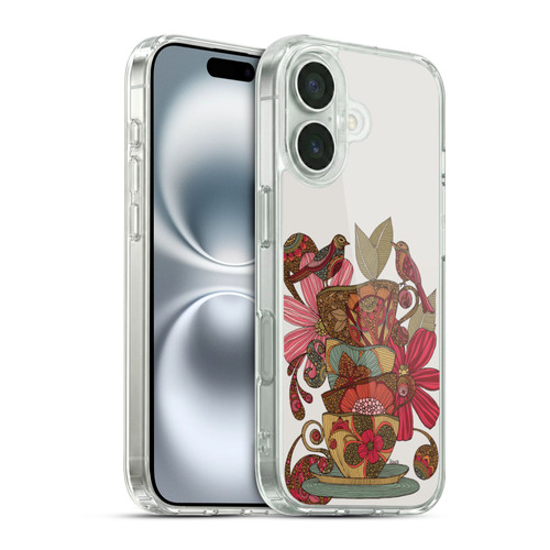 Valentina Birds Teacups Soft Gel Case for Apple iPhone 16 & MagSafe