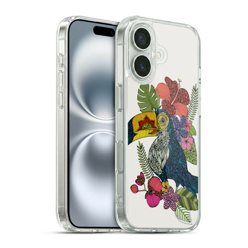 Valentina Birds Tucan Soft Gel Case for Apple iPhone 16 & MagSafe