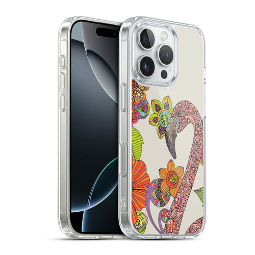 Valentina Birds Flamingo Puzzle Soft Gel Case for Apple iPhone 16 Pro & MagSafe