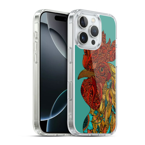 Valentina Birds Rooster Soft Gel Case for Apple iPhone 16 Pro & MagSafe