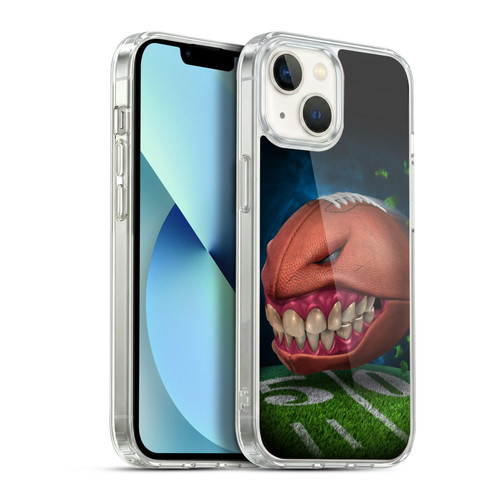 Tom Wood Monsters Football Soft Gel Case for Apple iPhone 13