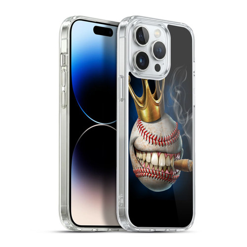 Tom Wood Monsters King Of Baseball Soft Gel Case for Apple iPhone 13 Pro Max & MagSafe