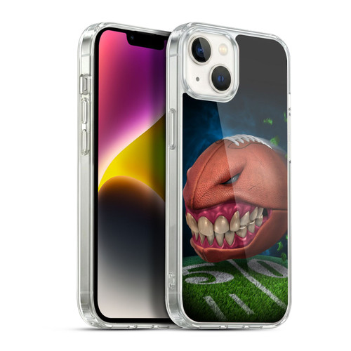 Tom Wood Monsters Football Soft Gel Case for Apple iPhone 14 Plus & MagSafe