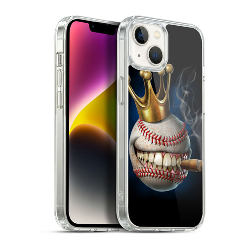 Tom Wood Monsters King Of Baseball Soft Gel Case for Apple iPhone 14 Plus & MagSafe