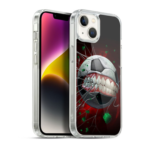 Tom Wood Monsters Soccer Soft Gel Case for Apple iPhone 14 Plus & MagSafe