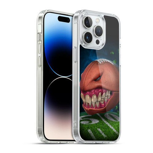 Tom Wood Monsters Football Soft Gel Case for Apple iPhone 14 Pro Max & MagSafe