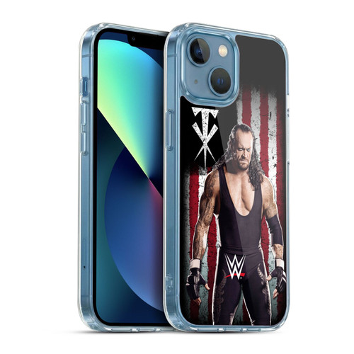 WWE American Flag Superstars Undertaker Soft Gel Case for Apple iPhone 13 Mini & MagSafe