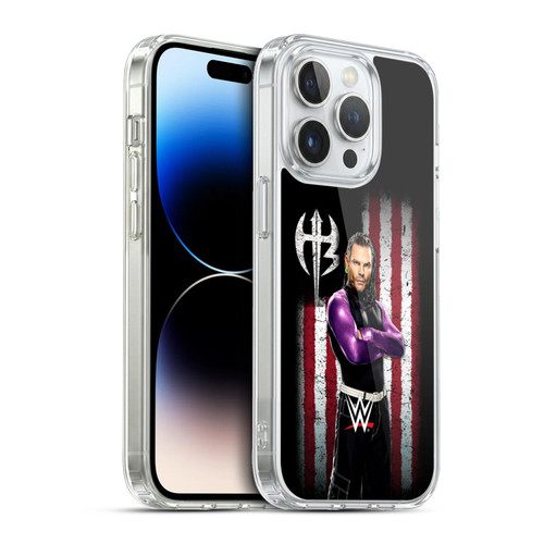 WWE American Flag Superstars Jeff Hardy Soft Gel Case for Apple iPhone 13 Pro & MagSafe
