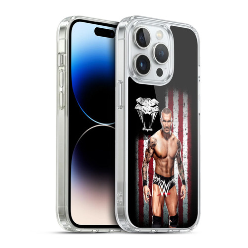 WWE American Flag Superstars Randy Orton Soft Gel Case for Apple iPhone 13 Pro & MagSafe