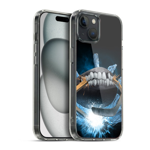 Tom Wood Monsters Hockey Soft Gel Case for Apple iPhone 15 Plus & MagSafe